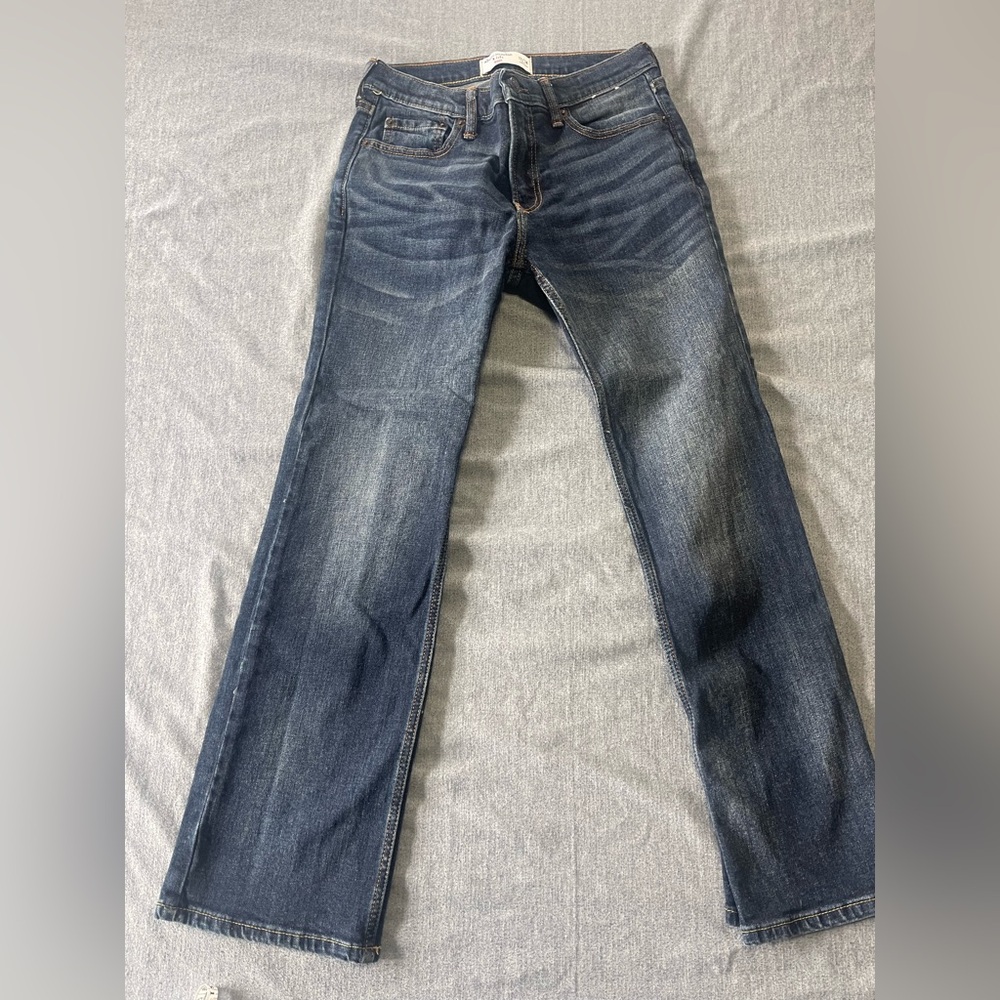 Abercrombie Kids Dark Blue Bootcut Jeans